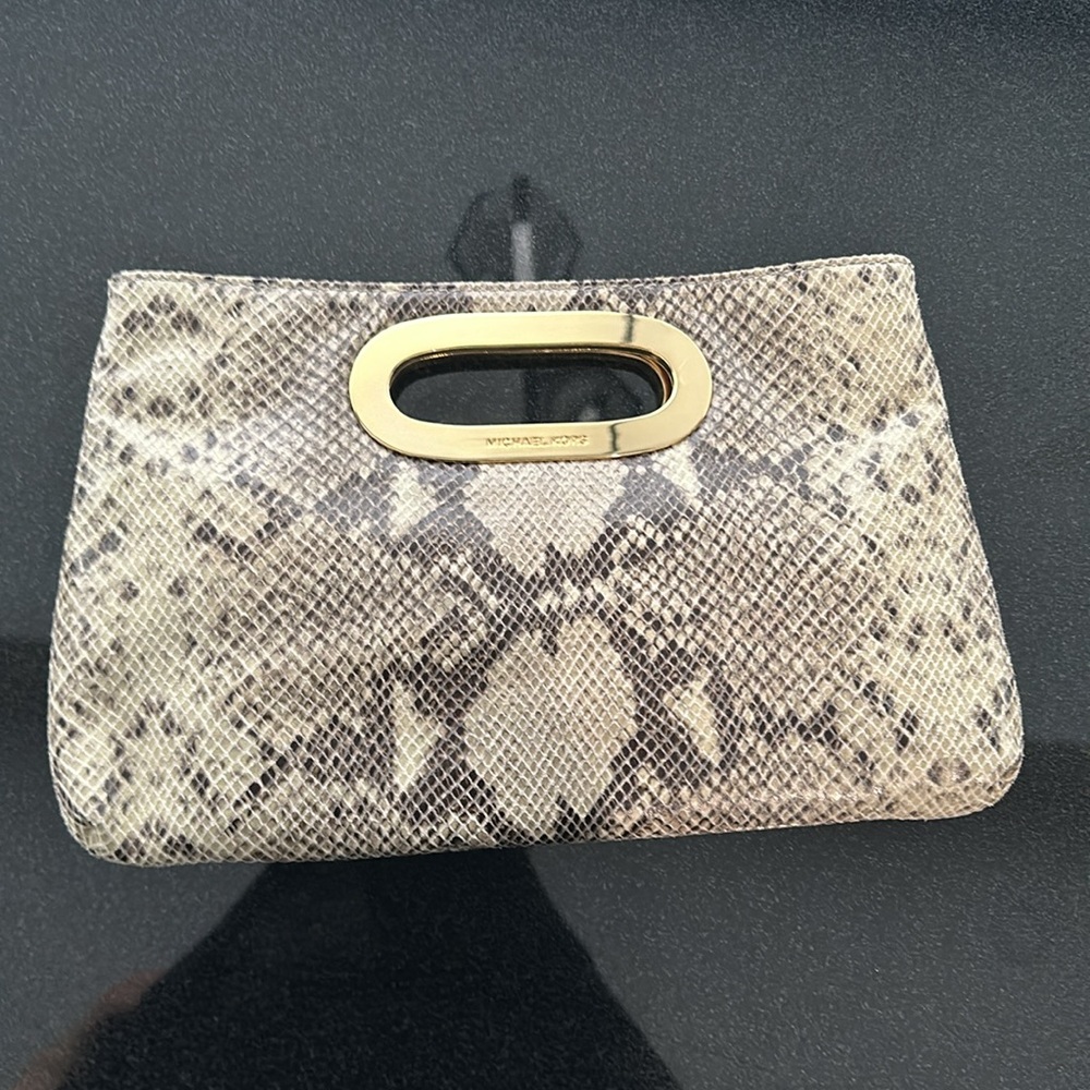 Python embossed clutch - Picture 7 of 7